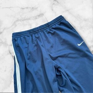 Men's Nike Basketball Jogger‎ Pants Navy Blue Zipper Leg Pockets Size Large